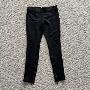 Free people ankle zip faux leather legging